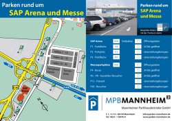 SAP Arena und Messe - Parken in Mannheim