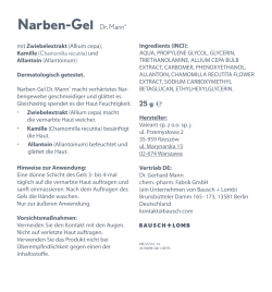Narben-Gel - Bausch + Lomb