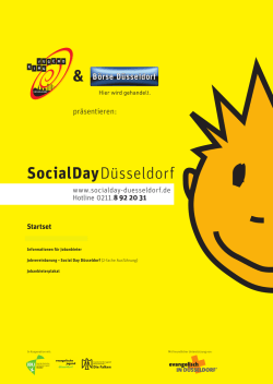 jobanbieterinfos - SocialDay D&uuml;sseldorf