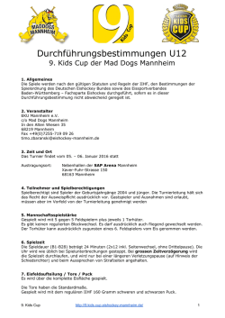 Durchführungsbestimmungen U12