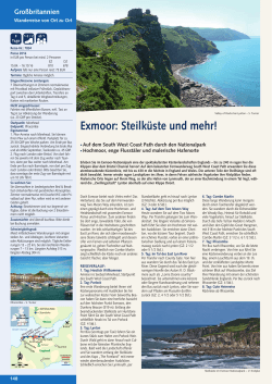 Exmoor: Steilküste und mehr!
