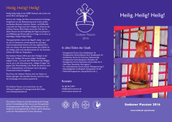 Heilig. Heilig? Heilig! - EKHN