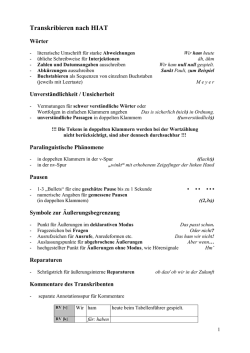 HIAT-Kurz&uuml;bersicht