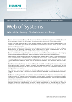 Web of Systems