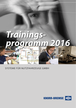 SYSTEME FÜR NUTZFAHRZEUGE GMBH - Knorr