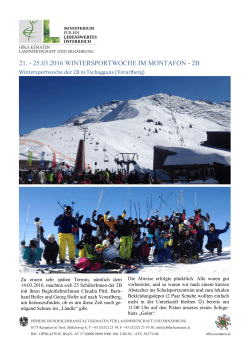 21. - 25.03.2016 wintersportwoche im montafon - 2b