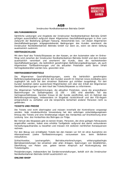 Innsbrucker Nordkettenbahnen Betriebs GmbH