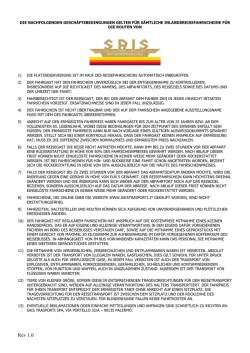 Einkaufsbedingungen