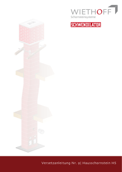 Hausschornstein HS - Wiethoff Schornsteinsysteme