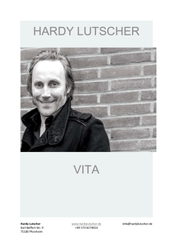 HARDY LUTSCHER VITA
