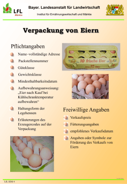 Verpackung von Eiern - Bayerische Landesanstalt für Landwirtschaft