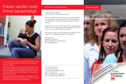 Flyer als PDF zum downlaod - Initiativkreis Stuttgarter Stiftungen eV