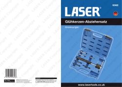 Gl&uuml;hkerzen-Abziehersatz