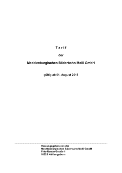 I Bef&ouml;rderungsbedingungen (BB)