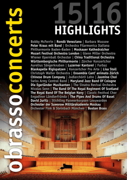 highlights - Obrasso Concerts