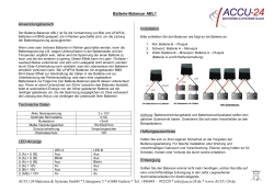 Batterie-Balancer ABL1 ACCU-24 Batterien & Systeme GmbH