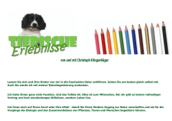 von und mit Christoph Klingenh&auml;ger