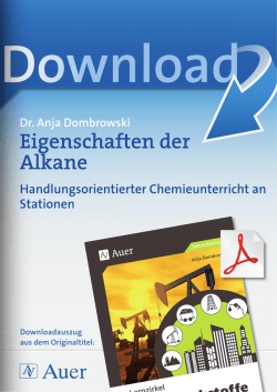 Eigenschaften der Alkane