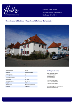 Exposé als PDF - Holtz Immobilien GmbH