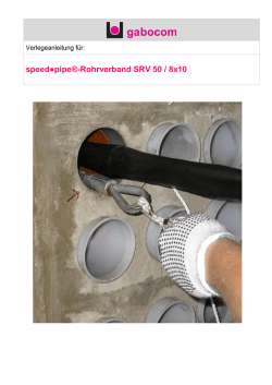 speed&bull;pipe&reg; Rohrverband SRV 50 / 8x10