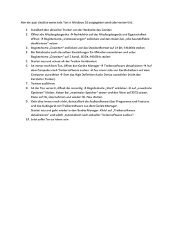 Hier ein paar Ans&auml;tze wenn kein Ton in Windows 10 ausgegeben