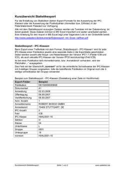 Informationen zu Patselect
