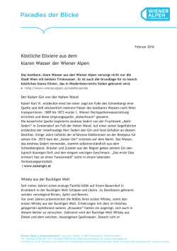 Edelbr&auml;nde aus der Region - Gin und Whiskey