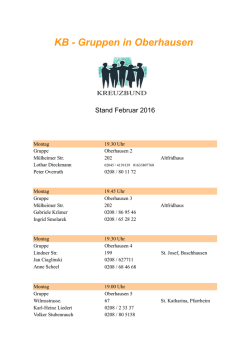 Gruppen als Druckversion