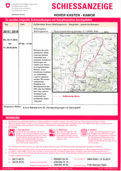Hoher Kasten-Kamor / Nov. 2015 bis Apr. 2016