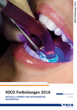 VOCO Fortbildungen 2016