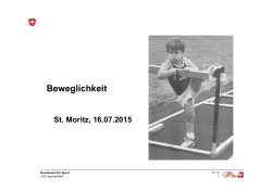 Beweglichkeit - Swiss Athletics