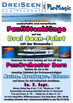 Drei Seen-Fahrt Panfl&ouml;tenkl&auml;nge