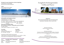 Jan. 16 - Kirchenkreis