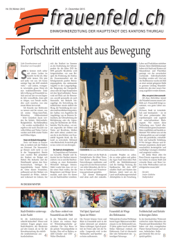 Fortschritt entsteht aus Bewegung