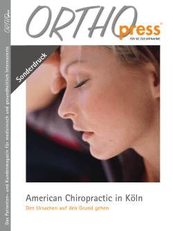 American Chiropractic in Köln
