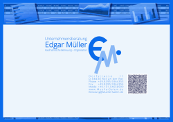PDF-Datei - Unternehmensberatung Edgar Müller