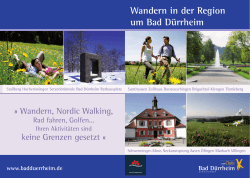 Wandern in der Region um Bad Dürrheim