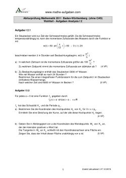 Analysis 2 - Mathe