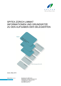 Informationen und Grundsätze zu den Aufgaben der