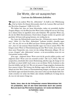 Die Worte, die wir aussprechen