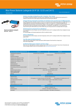 Blue Power Batterie-Ladegerät GX IP 20: 12/25 und