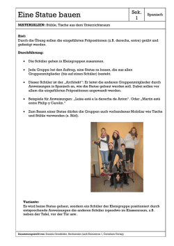 Eine Statue bauen
