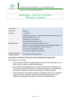 Hatschepsut - LehrplanPLUS