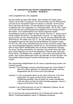 Jahresbericht 2014-2015