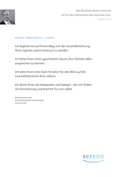 Ich begleite Sie auf Ihrem Weg, sich der Gesch&auml;ftsf&uuml;hrung Ihres