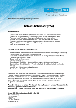 Schicht-Schlosser (m/w)