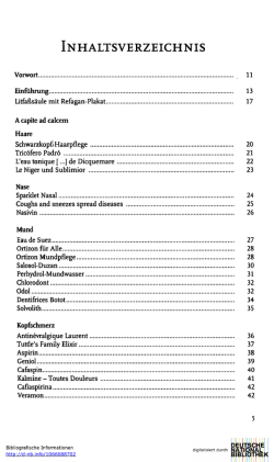 INHALTSVERZEICHNIS