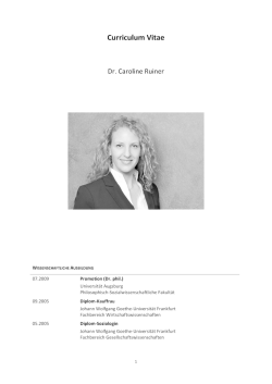 Dr. Caroline Ruiner