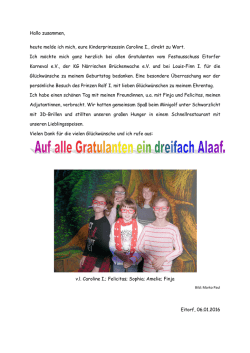 Hallo zusammen, heute melde ich mich, eure Kinderprinzessin