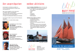 ihre ansprechpartner outdoor aktivit&auml;ten